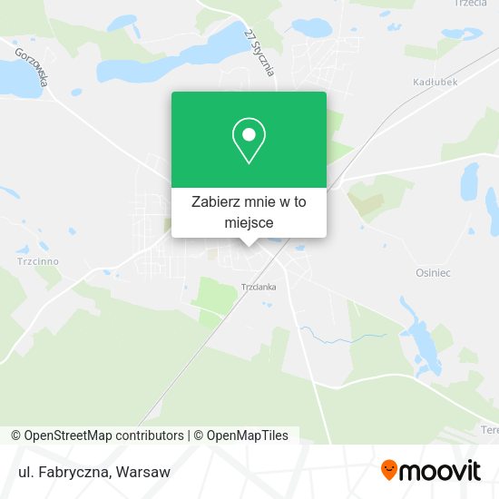 Mapa ul. Fabryczna