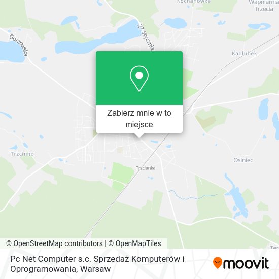 Mapa Pc Net Computer s.c. Sprzedaż Komputerów i Oprogramowania