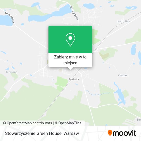 Mapa Stowarzyszenie Green House