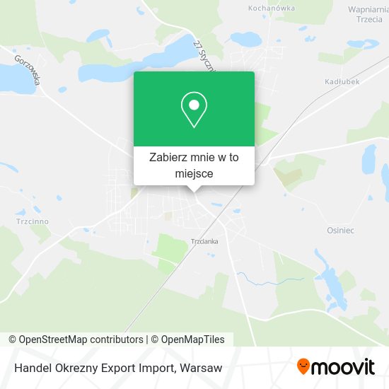 Mapa Handel Okrezny Export Import