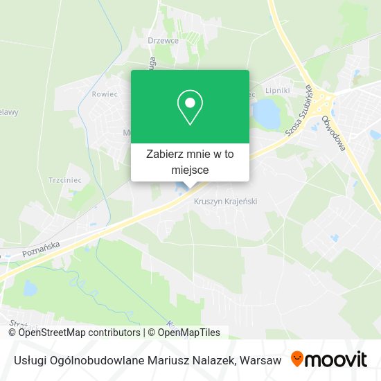 Mapa Usługi Ogólnobudowlane Mariusz Nalazek