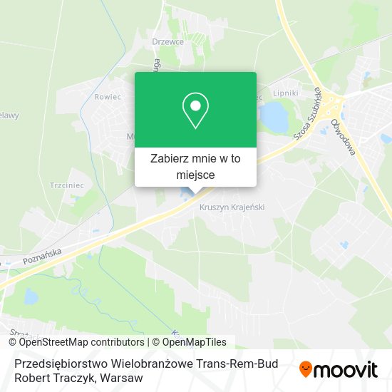 Mapa Przedsiębiorstwo Wielobranżowe Trans-Rem-Bud Robert Traczyk