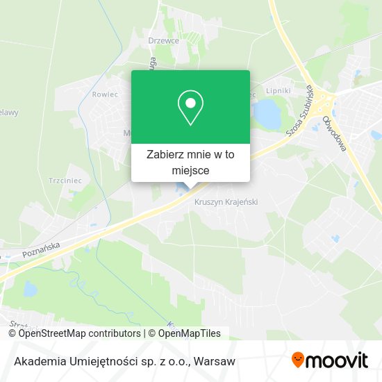 Mapa Akademia Umiejętności sp. z o.o.