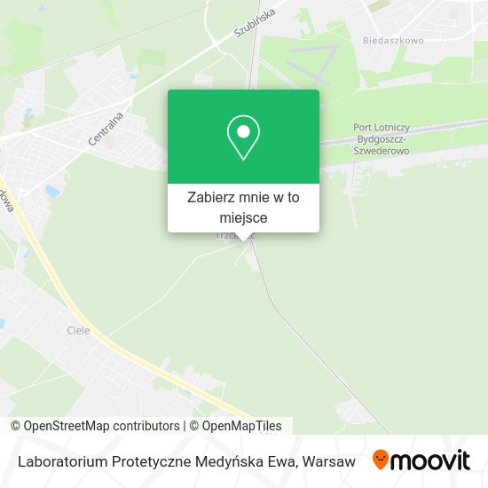 Mapa Laboratorium Protetyczne Medyńska Ewa