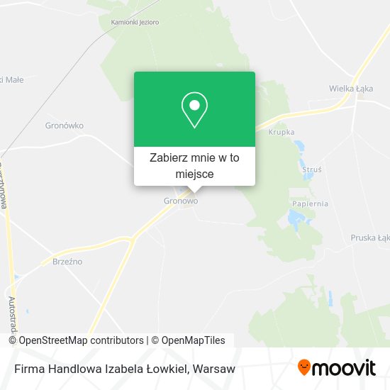 Mapa Firma Handlowa Izabela Łowkiel