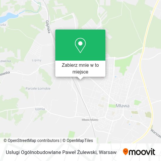 Mapa Usługi Ogólnobudowlane Paweł Żulewski