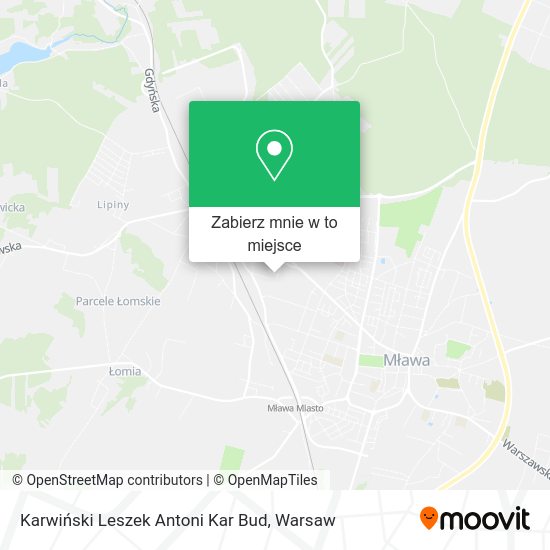 Mapa Karwiński Leszek Antoni Kar Bud