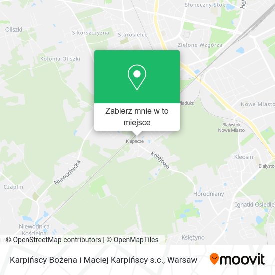 Mapa Karpińscy Bożena i Maciej Karpińscy s.c.