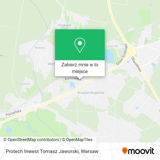 Mapa Protech Inwest Tomasz Jaworski