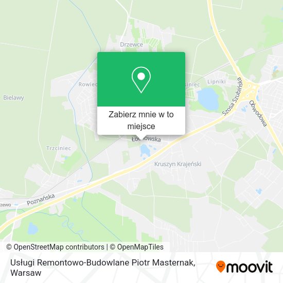 Mapa Usługi Remontowo-Budowlane Piotr Masternak