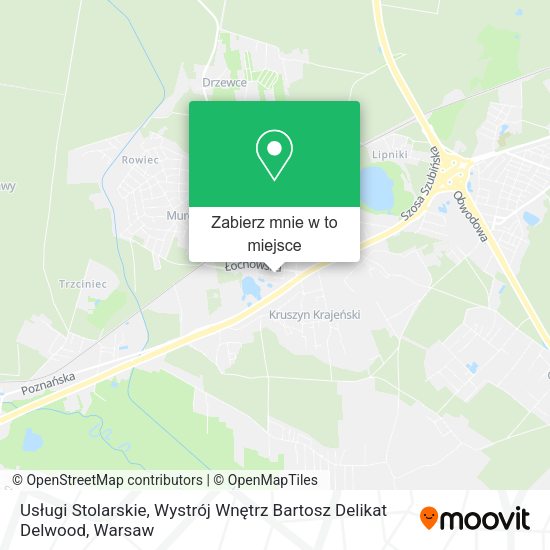 Mapa Usługi Stolarskie, Wystrój Wnętrz Bartosz Delikat Delwood