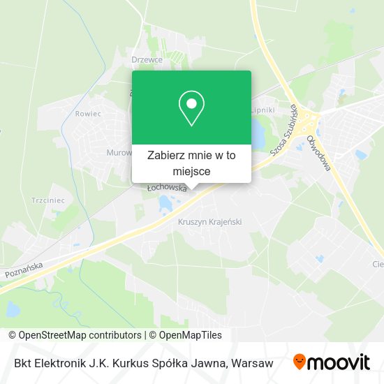 Mapa Bkt Elektronik J.K. Kurkus Spółka Jawna