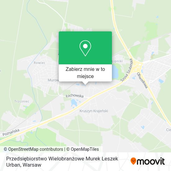 Mapa Przedsiębiorstwo Wielobranżowe Murek Leszek Urban