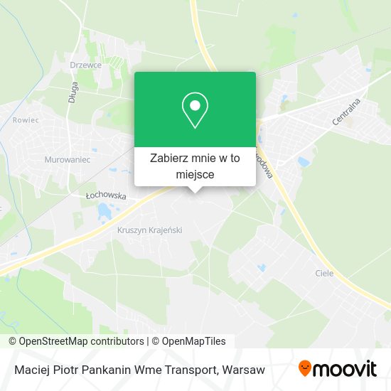 Mapa Maciej Piotr Pankanin Wme Transport