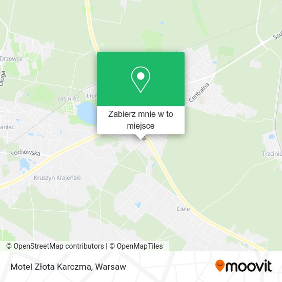 Mapa Motel Złota Karczma