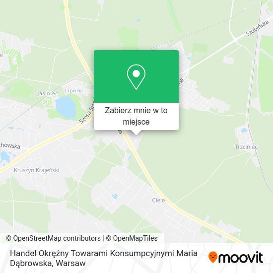 Mapa Handel Okrężny Towarami Konsumpcyjnymi Maria Dąbrowska