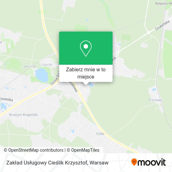 Mapa Zakład Usługowy Cieślik Krzysztof