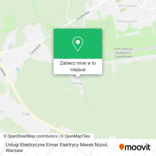 Mapa Usługi Elektryczne Elmar Elektrycy Marek Nizioł