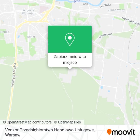 Mapa Venkor Przedsiębiorstwo Handlowo-Usługowe