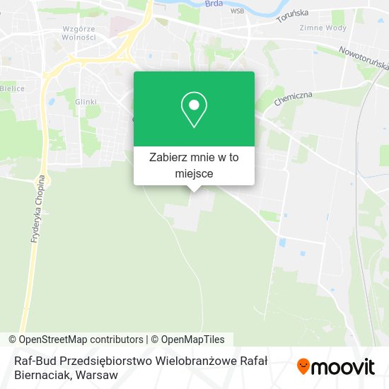 Mapa Raf-Bud Przedsiębiorstwo Wielobranżowe Rafał Biernaciak