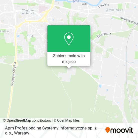 Mapa Apm Profesjonalne Systemy Informatyczne sp. z o.o.