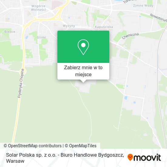 Mapa Solar Polska sp. z o.o. - Biuro Handlowe Bydgoszcz