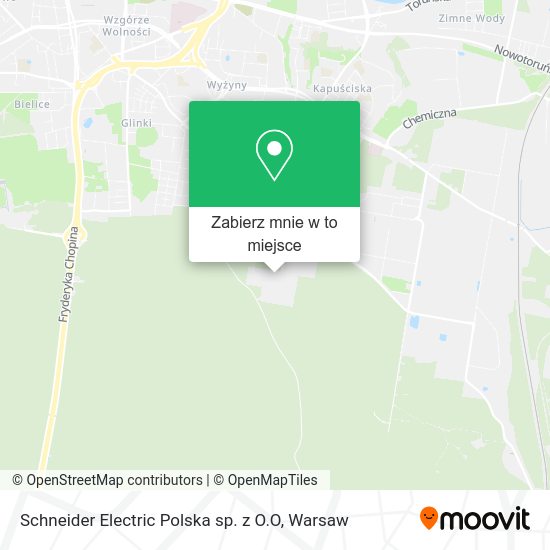 Mapa Schneider Electric Polska sp. z O.O