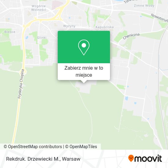 Mapa Rekdruk. Drzewiecki M.