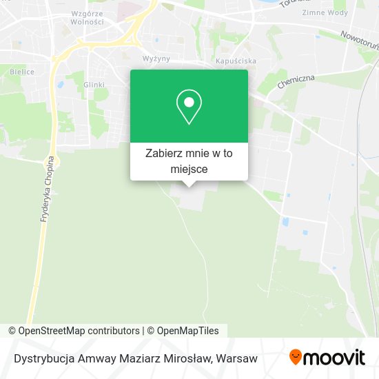 Mapa Dystrybucja Amway Maziarz Mirosław