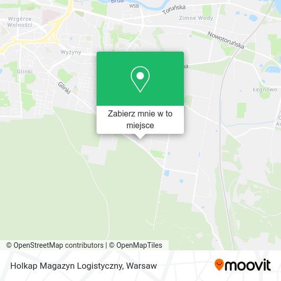 Mapa Holkap Magazyn Logistyczny