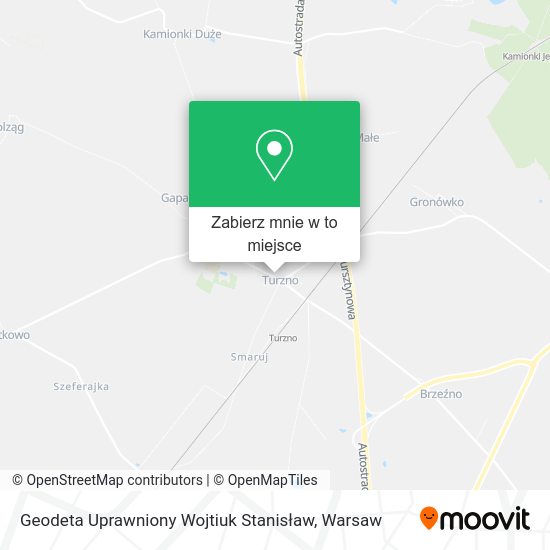 Mapa Geodeta Uprawniony Wojtiuk Stanisław