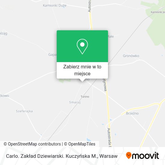 Mapa Carlo. Zakład Dziewiarski. Kuczyńska M.