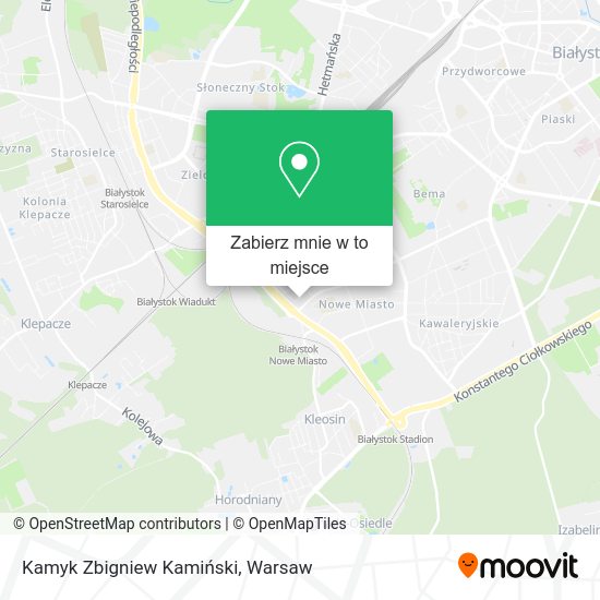 Mapa Kamyk Zbigniew Kamiński