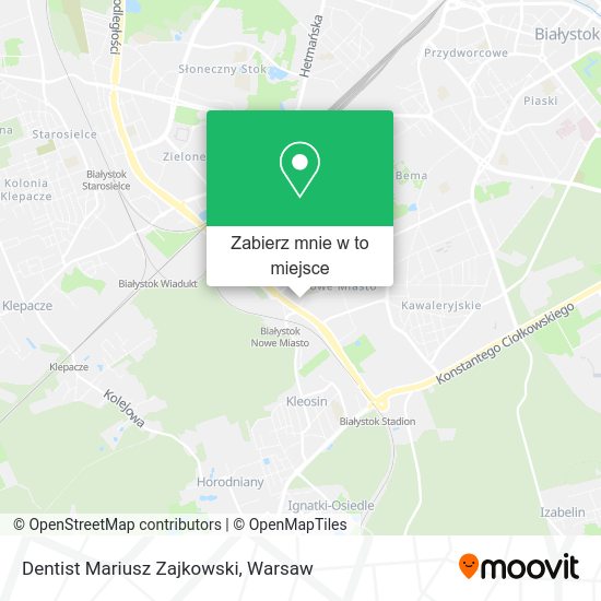 Mapa Dentist Mariusz Zajkowski