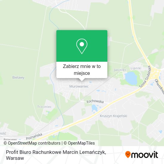 Mapa Profit Biuro Rachunkowe Marcin Lemańczyk