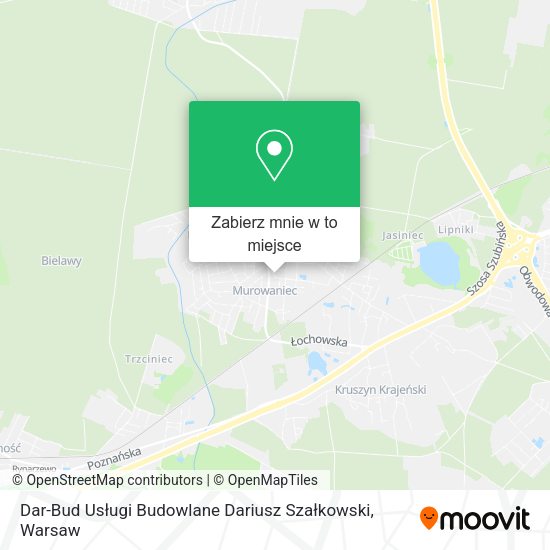 Mapa Dar-Bud Usługi Budowlane Dariusz Szałkowski