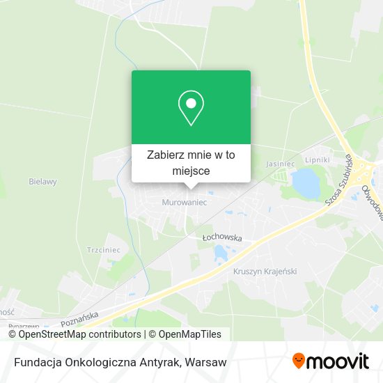 Mapa Fundacja Onkologiczna Antyrak