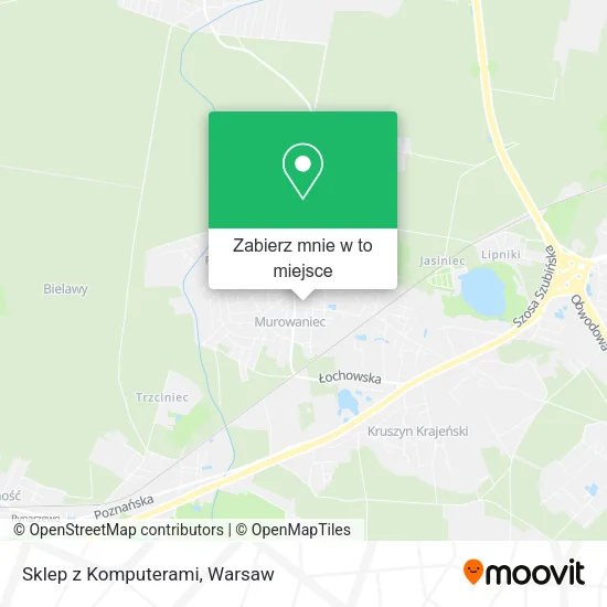 Mapa Sklep z Komputerami