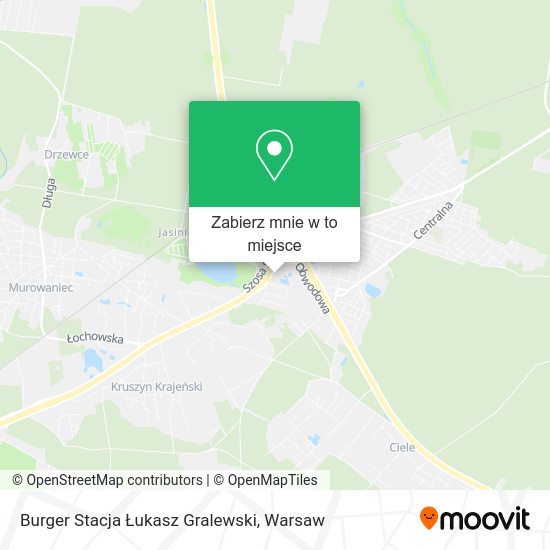 Mapa Burger Stacja Łukasz Gralewski