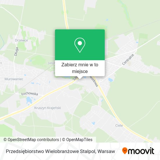 Mapa Przedsiębiorstwo Wielobranżowe Stalpol