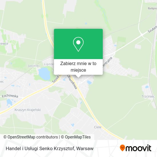 Mapa Handel i Usługi Senko Krzysztof