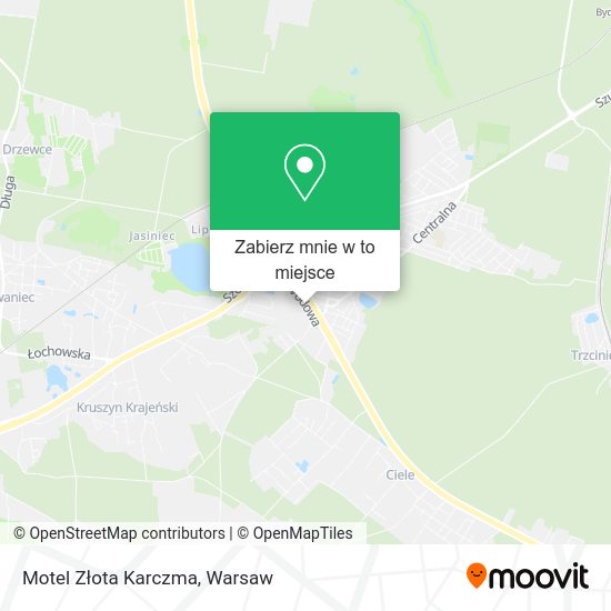 Mapa Motel Złota Karczma