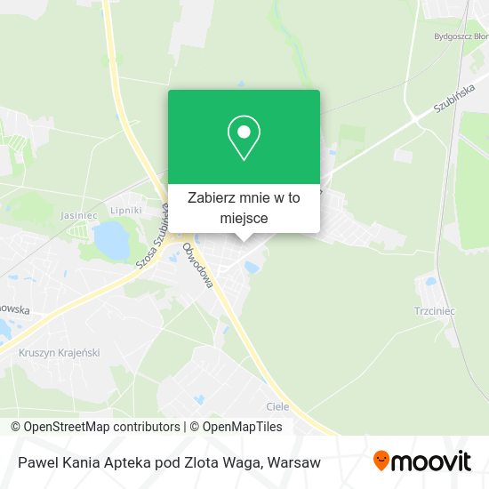 Mapa Pawel Kania Apteka pod Zlota Waga