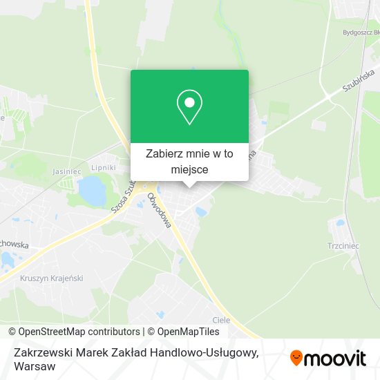 Mapa Zakrzewski Marek Zakład Handlowo-Usługowy