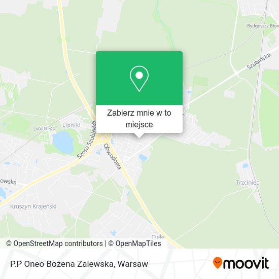 Mapa P.P Oneo Bożena Zalewska