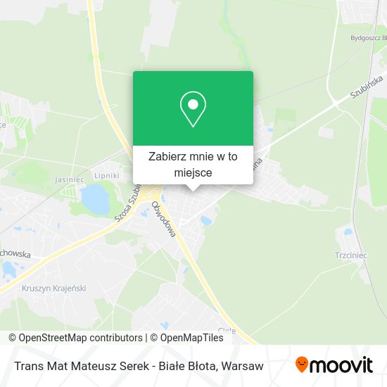 Mapa Trans Mat Mateusz Serek - Białe Błota