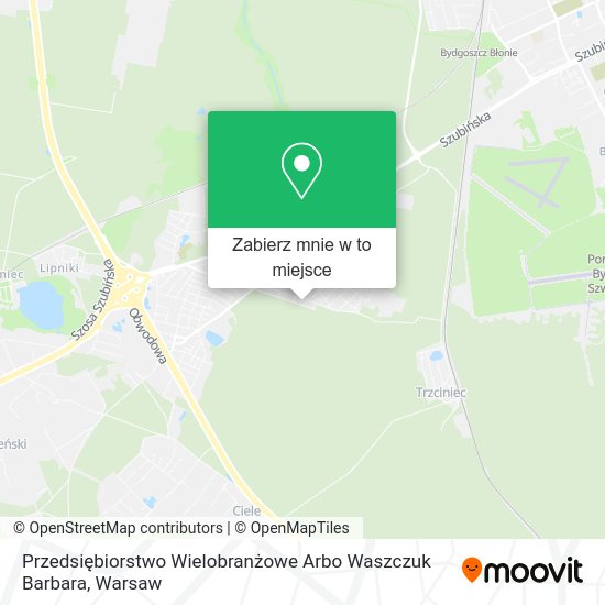 Mapa Przedsiębiorstwo Wielobranżowe Arbo Waszczuk Barbara