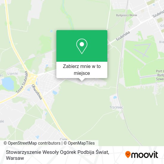 Mapa Stowarzyszenie Wesoły Ogórek Podbija Świat