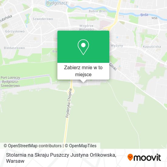 Mapa Stolarnia na Skraju Puszczy Justyna Orlikowska