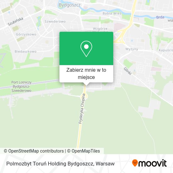 Mapa Polmozbyt Toruń Holding Bydgoszcz